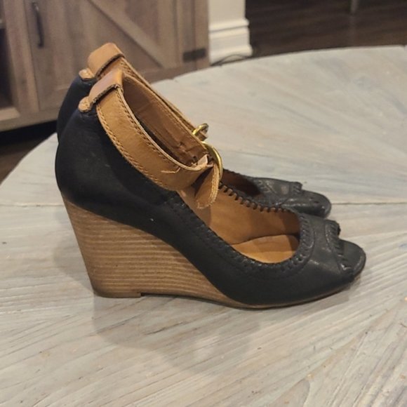 Boots Ankle Heels By Lucky Brand In Taupe, Size: 9